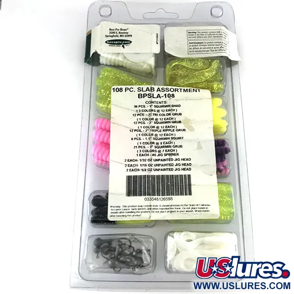 Bass Pro Shops Tournament Series 108pcs Esche Morbide, Rosa, #9514