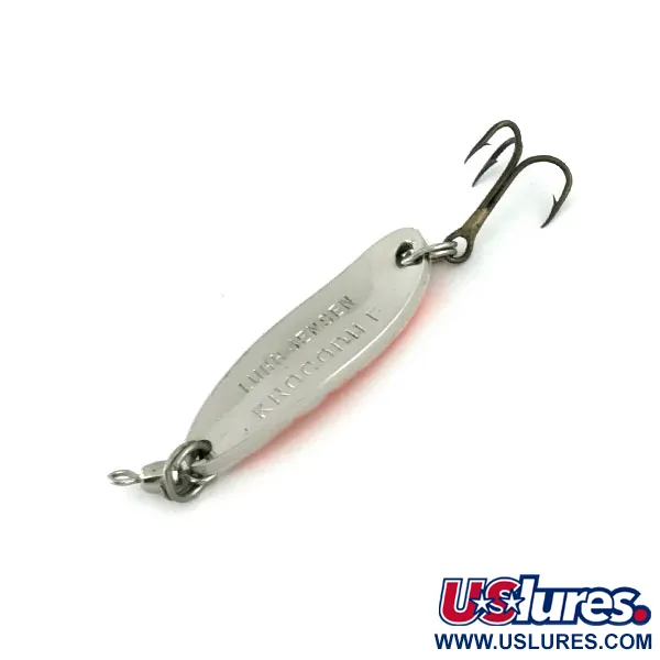 Luhr Jensen Krocodile Glow Ondulante, Perla-Arancio, 7g, Glow, #9524