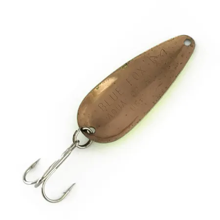 Blue Fox Aqua Spoon Ondulante, Chartreuse/Nero/Bronzo, 9g, USA, #9525