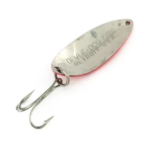 Dardevle Devle Dog 7700 Ondulante, Rosso/Nero/Nickel, 14g, UV, #9532