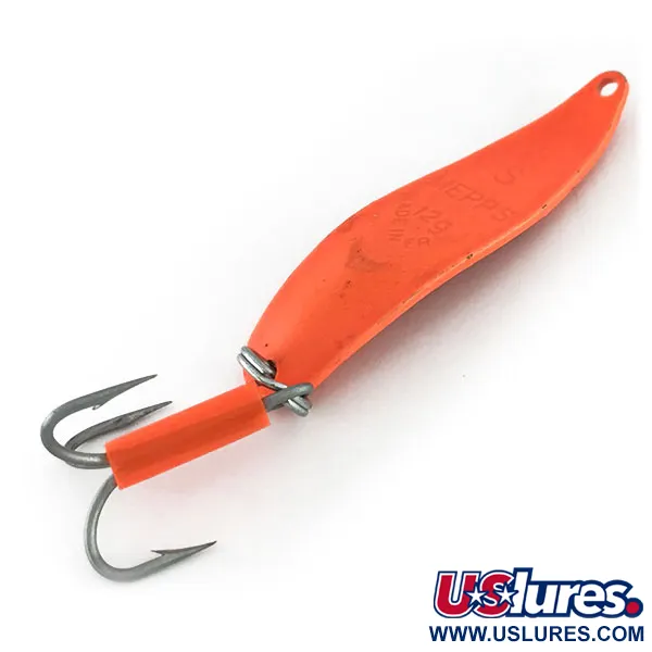 Mepps Syclops 1 Cucchiaino, Arancione Fluorescente/Nero, 12g, #9536