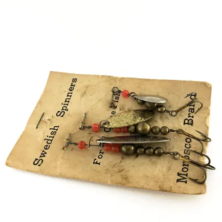 Swedish Swing Morosco Brand Cucchiaino, Nichel / Ottone, 7g, Vintage, #9539