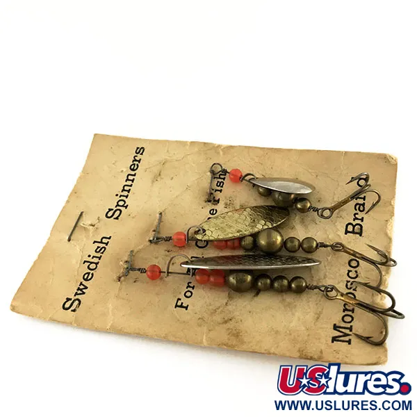 Swedish Swing Morosco Brand Cucchiaino, Nichel / Ottone, 7g, Vintage, #9539