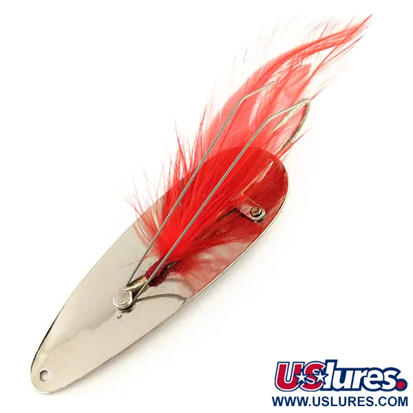 Eppinger Weedless Dardevle Ondulante, Argento martellato, 28g, #9543