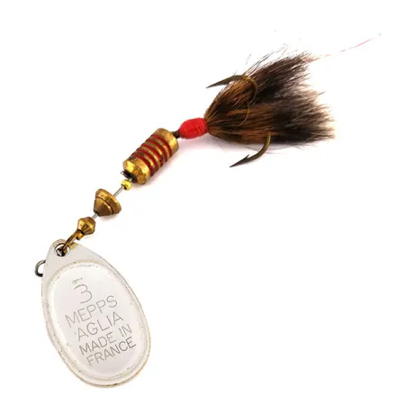 Mepps Aglia 3 dressed Cucchiaino, Trota, 7.3g, Coda scoiattolo, #9553