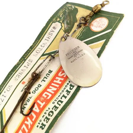 Pflueger Washington Spinner №1792 Cucchiaino, Nickel, 4g, Bull Dog, #9565