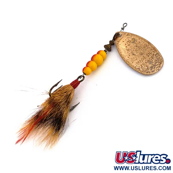 Mepps Aglia 5 Dressed Cucchiaino, Rame, 14g, Coda di scoiattolo, #9590