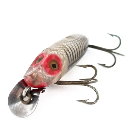 Heddon River Runt Spook Floating Esca, Argento/Rosso, 12g, #9596