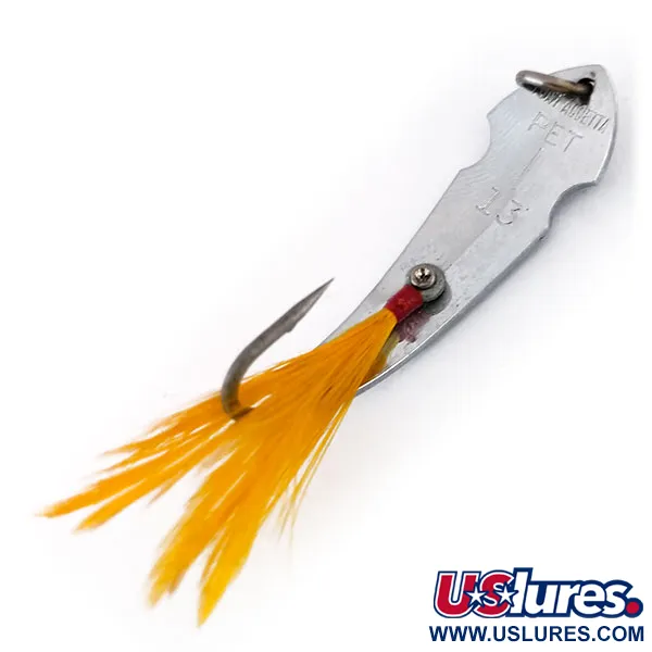 Tony Accetta Pet Spoon 13 Ondulante, Nichel/Verde, 5g, Piume, #9609