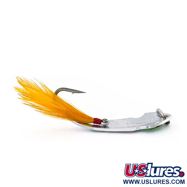 Tony Accetta Pet Spoon 13 Ondulante, Nichel/Verde, 5g, Piume, #9609