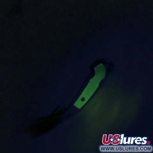 Tony Accetta Pet Spoon 13 Ondulante, Nichel/Verde, 5g, Piume, #9609