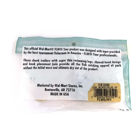 Wal Mart FLW Chunk Trailer, Nero / Blu, 7.5cm, Sale/Aglio, #9621