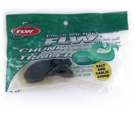 Wal Mart FLW Chunk Trailer, Nero / Blu, 7.5cm, Sale/Aglio, #9621