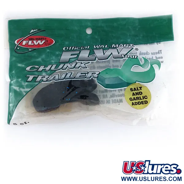 Wal Mart FLW Chunk Trailer, Nero / Blu, 7.5cm, Sale/Aglio, #9621