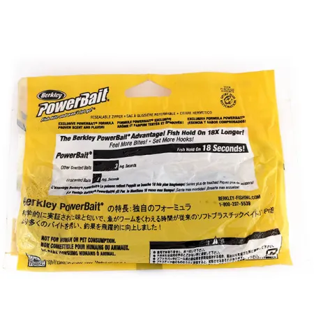 Berkley Power Worm Soft Bait, Motor Oil, 18cm, Curly Tail, #9623