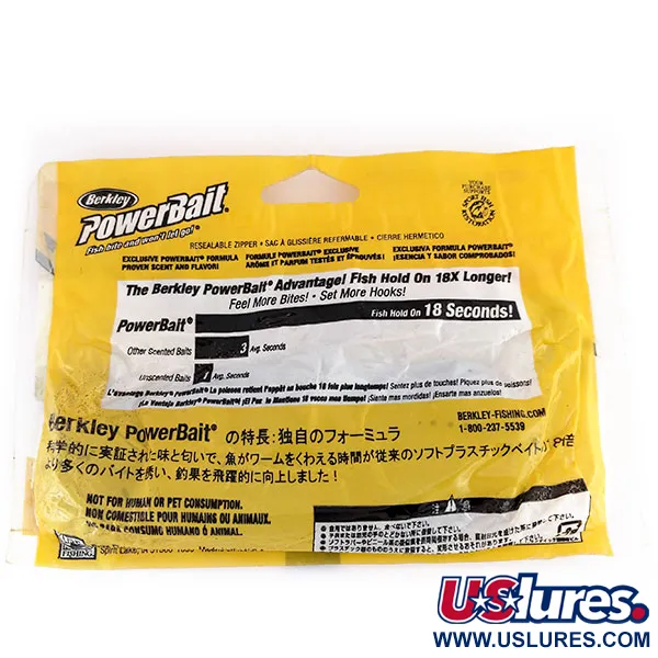 Berkley Power Worm Soft Bait, Motor Oil, 18cm, Curly Tail, #9623