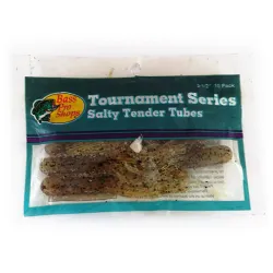 Bass Pro Shops Salty Tender Tubes esca siliconica 8pz