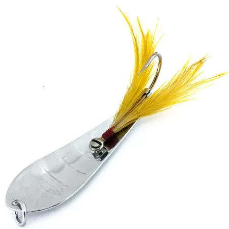 Luhr Jensen Reflecto #5 Ondulante, Nichel / Giallo, 21g, Amo Singolo, #9626