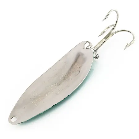 Seneca Little Cleo Cucchiaino, Nichel / Verde, 5g, Incisione Hula Girl, #9631