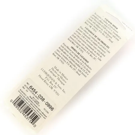 Luhr Jensen P.J.POP Popper Legno, Nero/Argento, 17g, Vintage, #9634