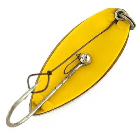 South Bend Sun Spot Ondulante, Nickel / Giallo, 14g, traforato, #9652