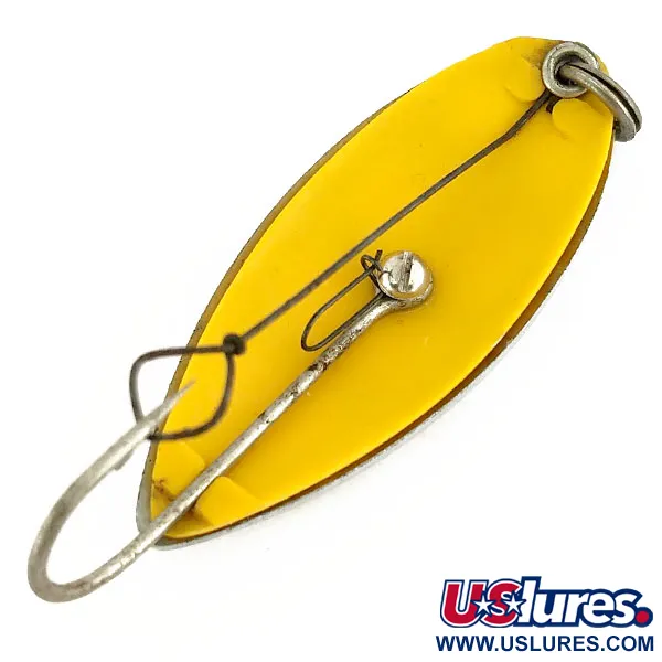 South Bend Sun Spot Ondulante, Nickel / Giallo, 14g, traforato, #9652