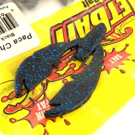 NetBait Kickin B Chunk Soft Bait, Black Blue, 7,5cm, Trailer, #9654