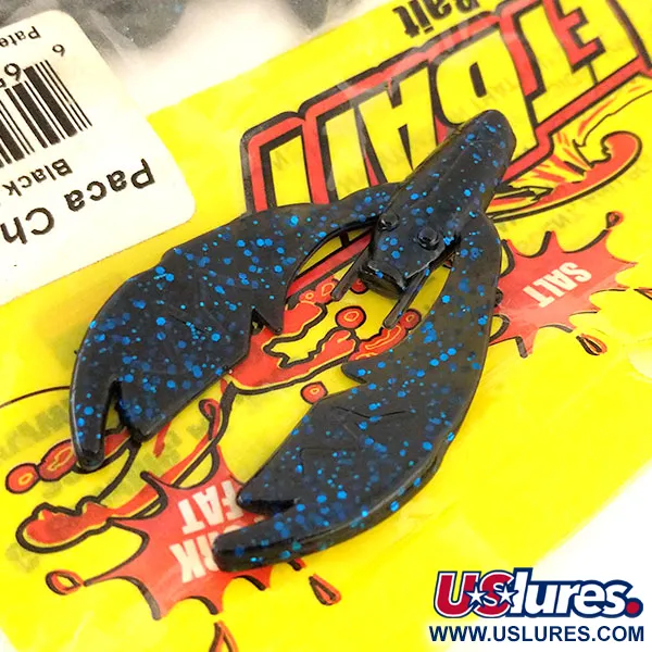 NetBait Kickin B Chunk Soft Bait, Black Blue, 7,5cm, Trailer, #9654