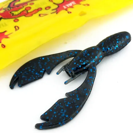 NetBait Tiny Paca Craw gambero, Black Blue Flake, 7.5cm, #9655