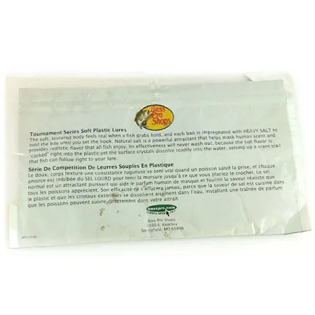 Bass Pro Shops Tournament Series Flicker Soft Bait, Bianco, 10cm, #9659