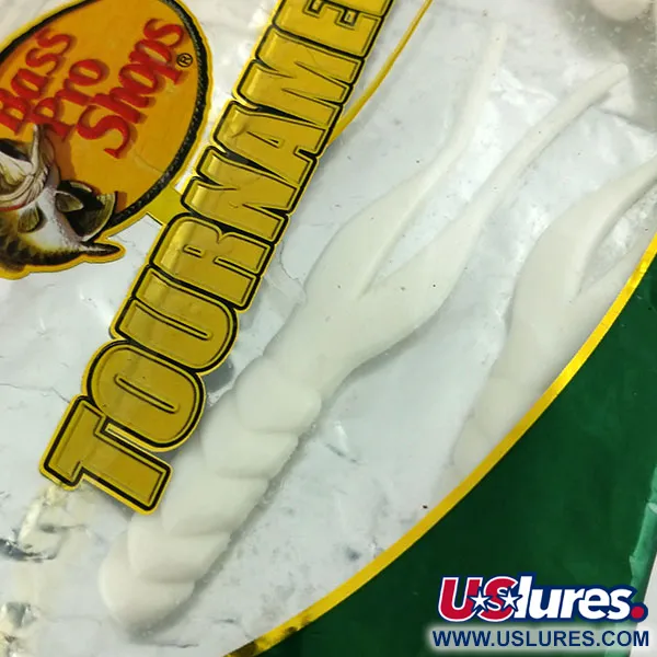 Bass Pro Shops Tournament Series Flicker Soft Bait, Bianco, 10cm, #9659