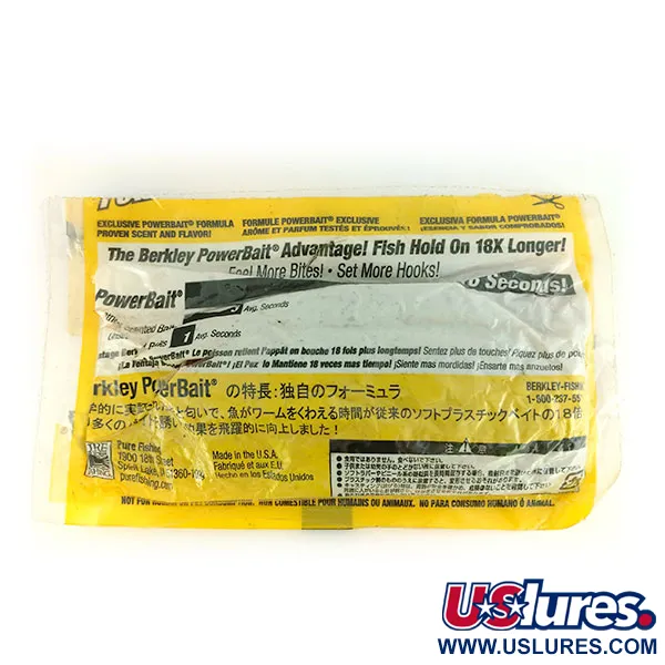 Berkley Powerbait Power Worm Esca Siliconica, Pumpkinseed, 17,5cm, #9661