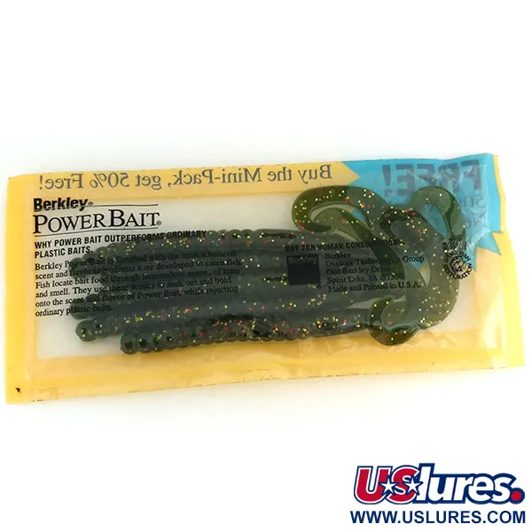 Berkley Powerbait Power Worm Esca Siliconica, Pumpkinseed, 15cm, #9664