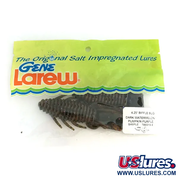 Gene Larew Biffle Bug Esca Siliconica, Dark Watermelon, 10cm, #9666