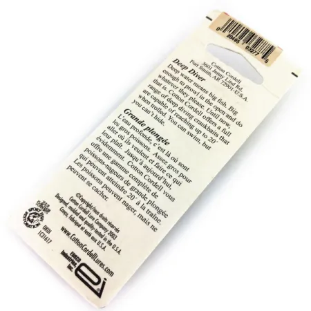 Cotton Cordell Grappler Shad JR Deep Diver, Persico, 7g, Affondante #9671