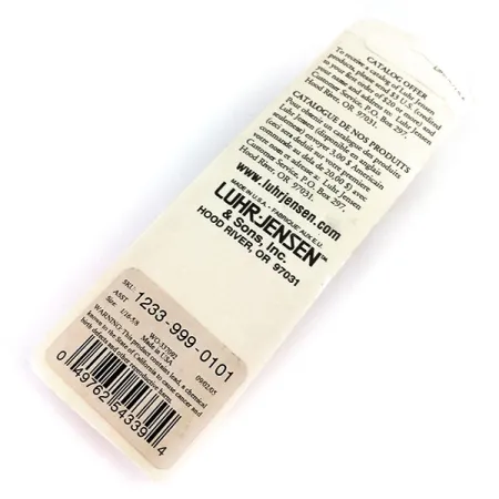 Luhr Jensen Little Jewel Cucchiaino, Nickel Martellato, 14g, #9673