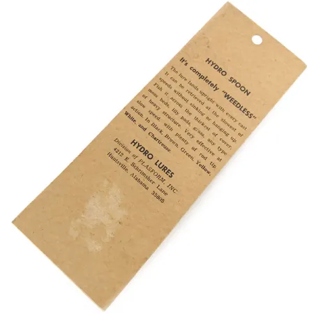 Hydro Lures Weedless Hydro Spoon Ondulante, Giallo, 14g, Skirt, #9682