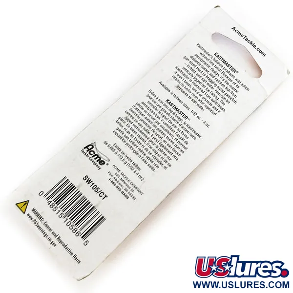 Acme Kastmaster Ondulante, Trota iridea, 3.5g, Ottone Massiccio, #9686