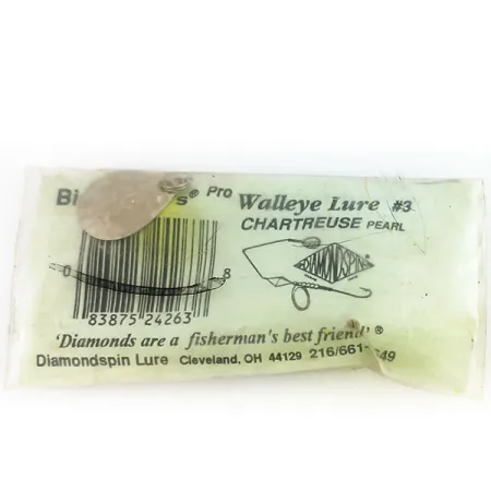 Big Chuck's Walley Lure Spinnerbait, Chartreuse, 17g, Foglia Salice, #9697