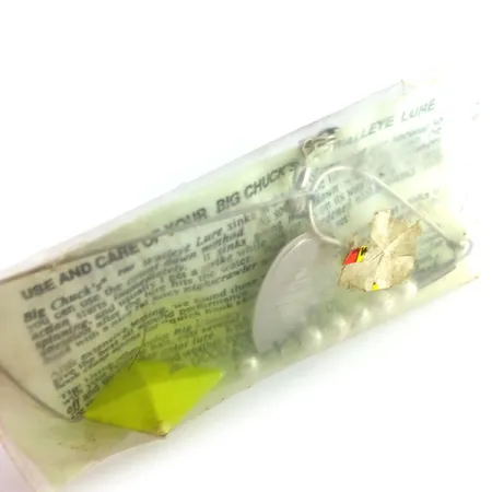 Big Chuck's Walley Lure Spinnerbait, Chartreuse, 17g, Foglia Salice, #9697