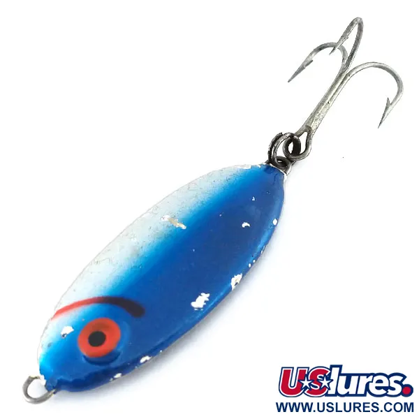 Bomber Slab Spoon Ondulante, Blu Metallico, 35g, Jigging, #9706