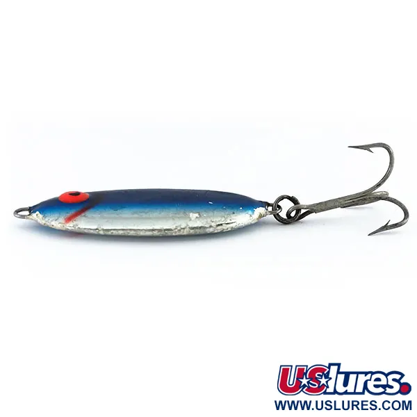 Bomber Slab Spoon Ondulante, Blu Metallico, 35g, Jigging, #9706
