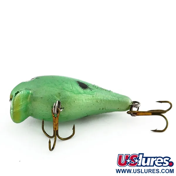 Mann's Baby 1-Minus Crankbait, Verde/Nero, 7g, Galleggiante, #9711