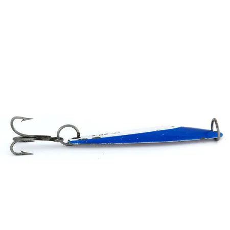 Luhr Jensen Yo-ho-ho Lura 1 Jig, Blu / Bianco, 44g, Jig Vintage, #9728