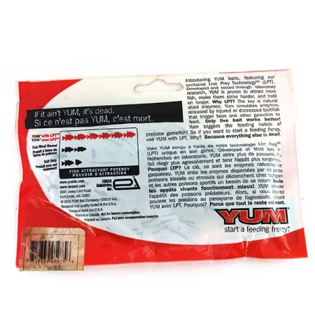 YUM Mega Tube Esca Soft, Green Pumpkin, 7.5cm, LPT-Sale, #9734