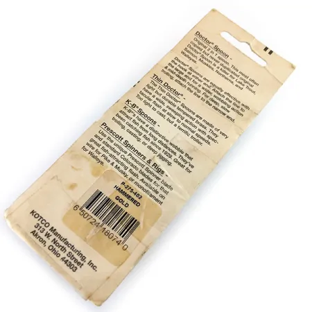 Prescott Spinner Little Doctor 275 Ondulante, Oro/Rosso, 21g, #9748