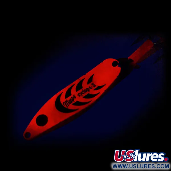 Mepps Syclops 2 UV Ondulante, Arancione, 17g, UV, #9787