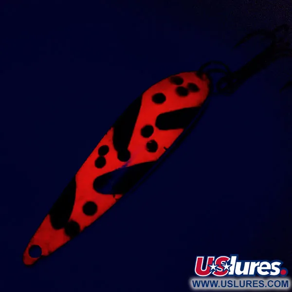 Acme Fiord Spoon Cucchiaino, Nichel/Arancio/Nero, 11g, Glow, #9798