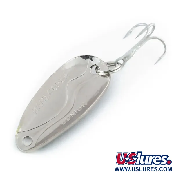 Cucchiaino Acme Kamlooper Junior, Nero/Bianco/Nickel, 7g, #9801