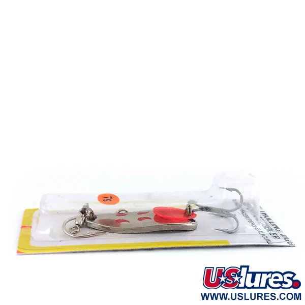 Luhr Jensen Krocodile Ondulante, Nickel/Fire Wing, 7g, nichelato, #1003-016-0200